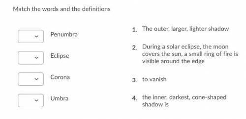 Please help! Mach the words with the definitions.