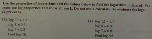 I need help with Precalculus. If you can't answer it, let someone else answer it.

Use the propert