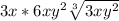 3x *6xy^2\sqrt[3]{3xy^2}