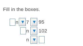 Write and solve the inequality. Seven less than the product of a number n and 1/3 is no more than 9