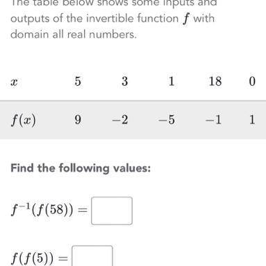Find the following values?