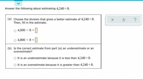Answer the following about 4,240/8 estimating.