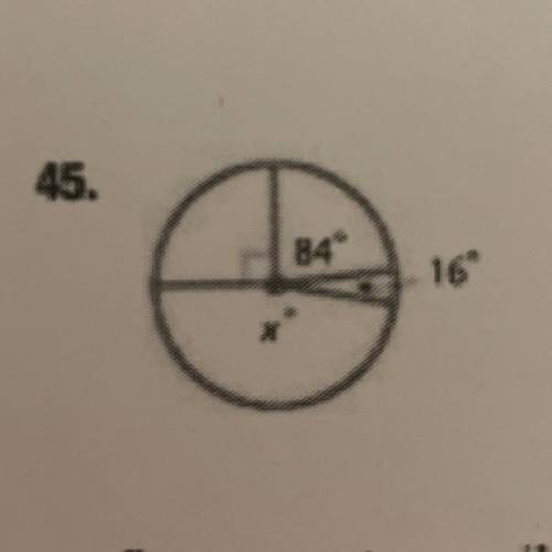 Solve for x :)
i’m not sure how to solve this it’s from geometry lesson 10.2